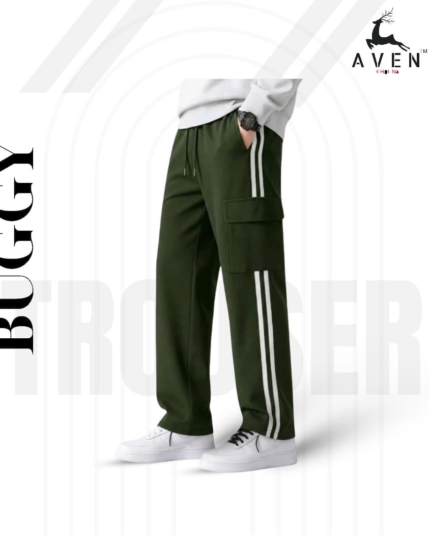 Aveen Premium Side-Stripe Trousers