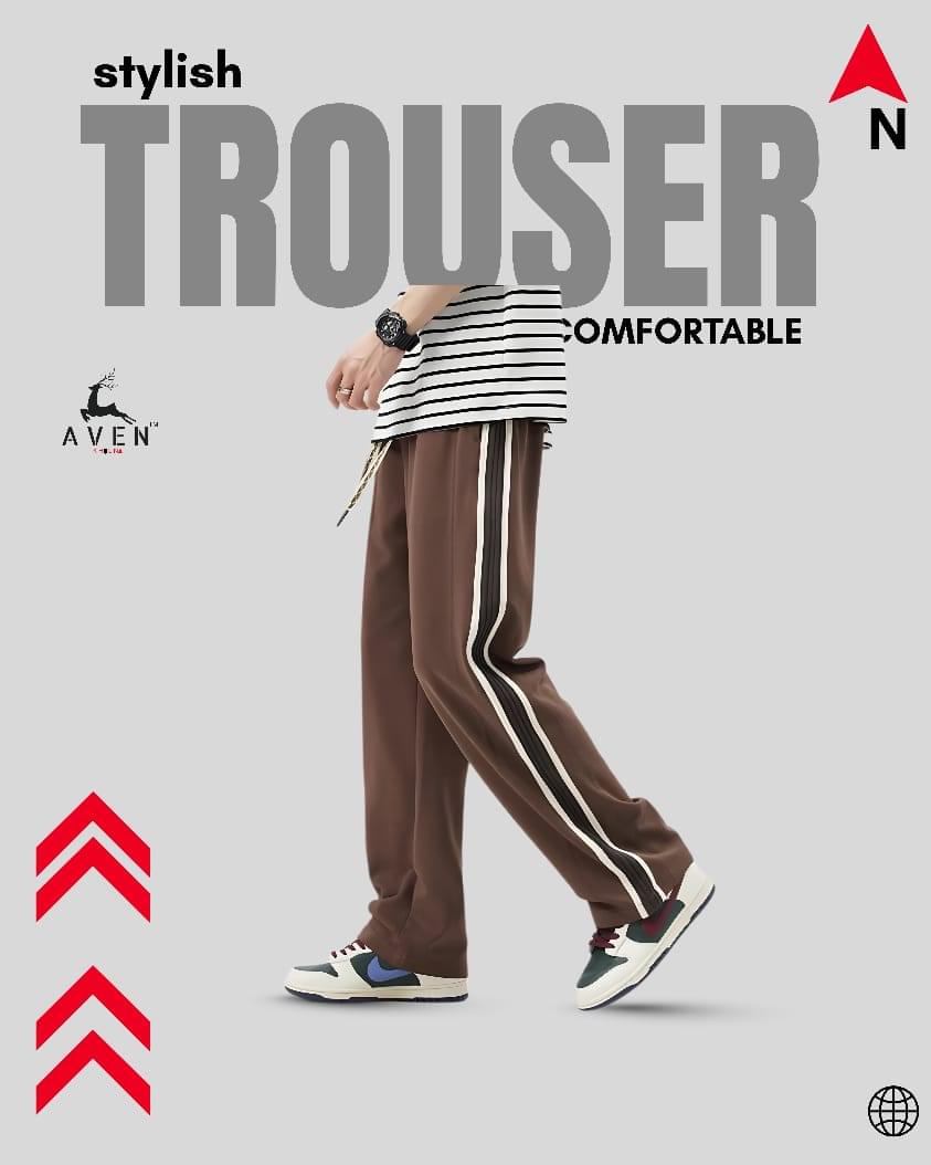 Aveen Premium Baggy Side-Stripe Trousers - Image 2